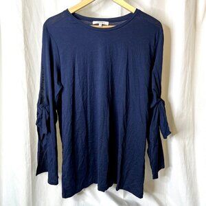 NEW Dorothee Schumacher Slit Sleeve Knit Shirt Top Sz‎ 8
